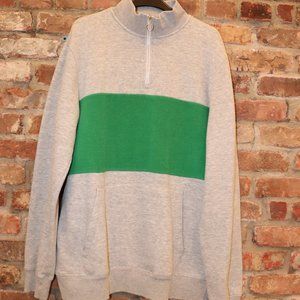 Forever 21, Green and Gray Sweater, Men's Large